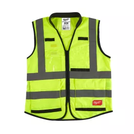   Milwaukee Prémium jól láthatósági mellény, sárga - L/XL