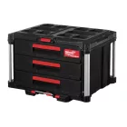 Milwaukee Packout 3 fiókos tárolóláda 560x410x360mm
