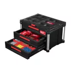 Milwaukee Packout 3 fiókos tárolóláda 560x410x360mm
