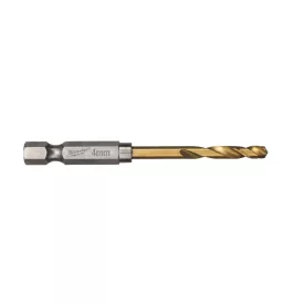   Milwaukee SHOCKWAVE HSS-G TIN RED HEX fémfúrószár 1/4 HEX 4x71,5mm (10db/cs)