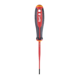   Milwaukee Réselt - Laposfeju VDE szigetelt csavarhúzó SL 0,6x3,5x100mm