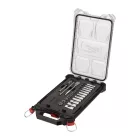 Milwaukee 28 részes 1/4" racsnis dugókulcs készlet metrikus Packout keskeny rendszerezoben