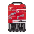 Milwaukee 28 részes 1/4" racsnis dugókulcs készlet metrikus Packout keskeny rendszerezoben