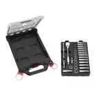 Milwaukee 32 részes 3/8" racsnis dugókulcs készlet metrikus Packout keskeny rendszerezoben