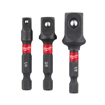 Milwaukee 3 részes SHOCKWAVE Impact Duty dugókulcs adapter készlet