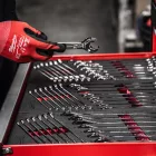 Milwaukee MAX BITE csillag-villáskulcs készlet habbetétben, 15 részes