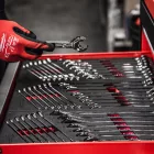 Milwaukee 15 részes MAX BITE csuklós feju racsnis csillag-villáskulcs készlet