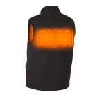 Milwaukee M12 HPVBL2-0 akkus fekete színu futheto hibrid pufi mellény 12V akku és tölto nélkül XXL