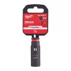 Milwaukee SHOCKWAVE hosszú dugókulcs 1/4" 12x50mm