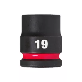   Milwaukee SHOCKWAVE gépi hatlapú dugókulcsbetét, rövid 1/2” 19x38mm