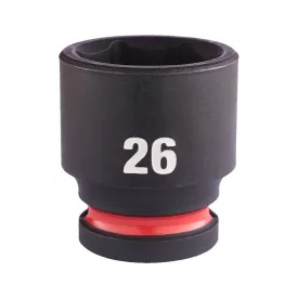   Milwaukee SHOCKWAVE gépi hatlapú dugókulcsbetét, rövid 1/2” 26x42mm