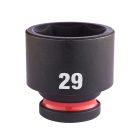 Milwaukee SHOCKWAVE gépi hatlapú dugókulcsbetét, rövid 1/2” 29x42mm