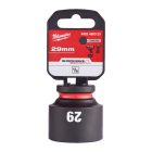 Milwaukee SHOCKWAVE gépi hatlapú dugókulcsbetét, rövid 1/2” 29x42mm