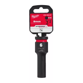   Milwaukee SHOCKWAVE hatlapú dugókulcsbetét, hosszú 1/2” 9x78mm