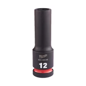   Milwaukee SHOCKWAVE hatlapú dugókulcsbetét, hosszú 1/2” 12x78mm