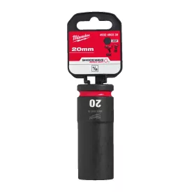   Milwaukee SHOCKWAVE hatlapú dugókulcsbetét, hosszú 1/2” 20x78mm