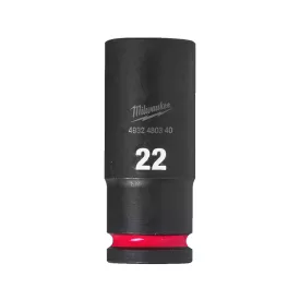   Milwaukee SHOCKWAVE hatlapú dugókulcsbetét, hosszú 1/2” 22x78mm