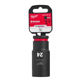   Milwaukee SHOCKWAVE hatlapú dugókulcsbetét, hosszú 1/2” 24x78mm