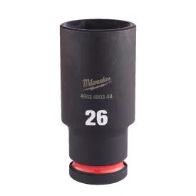   Milwaukee SHOCKWAVE hatlapú dugókulcsbetét, hosszú 1/2” 26x78mm