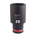 Milwaukee SHOCKWAVE hatlapú dugókulcsbetét, hosszú 1/2” 29x78mm