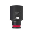 Milwaukee SHOCKWAVE hatlapú dugókulcsbetét, hosszú 1/2” 30x78mm