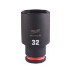 Milwaukee SHOCKWAVE hatlapú dugókulcsbetét, hosszú 1/2” 32x78mm