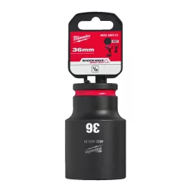   Milwaukee SHOCKWAVE hatlapú dugókulcsbetét, hosszú 1/2” 36x78mm