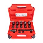 Milwaukee SHOCKWAVE 13 részes gépi dugókulcs készlet, rövid 1/2"