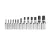 Milwaukee 1/4" + 3/8" torx bitkészlet 13 részes