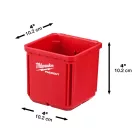 Milwaukee PACKOUT tároló doboz 100x100mm 2db
