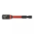 Milwaukee SHOCKWAVE mágneses gépi dugókulcs 1/4" HEX 1/4"x65mm