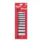 Milwaukee 10 részes 3/8" króm hosszú dugókulcs készlet