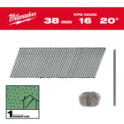 Milwaukee fej nélküli finish szeg 16G 20° 2,8x38mm SC1 2000 db/csomag