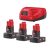 Milwaukee M12 NRGO1-643 akkumulátor és töltő szett 12V 1x4,0Ah+2x6,0Ah