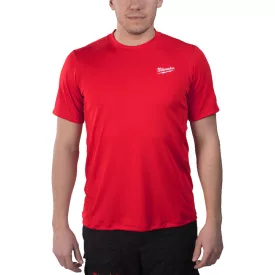   Milwaukee WWSSRD rövid ujjú technikai munkás póló piros - XL
