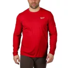 Milwaukee WORKSKIN WWLSRD piros hosszú ujjú munkás póló - XL