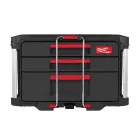 Milwaukee Packout 2 + 1 fiókos tárolóláda  363x564x414mm