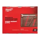 Milwaukee MAX-BITE csillag-villáskulcs készlet habbetétben 27 részes
