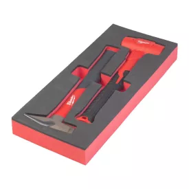   Milwaukee lakatos-, sörétes kalapács készlet habbetétben 2 részes