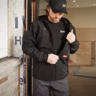 Milwaukee FREEFLEX SJ BL softshell kapucnis fekete dzseki - S