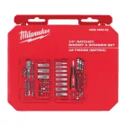 Milwaukee 1/4" racsnis dugó-, és villáskulcs készlet 42 részes