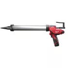 Milwaukee M12 PCG/600A-201B akkus tömítoanyag- és ragasztópisztoly 12V 1x2,0Ah, 600ml