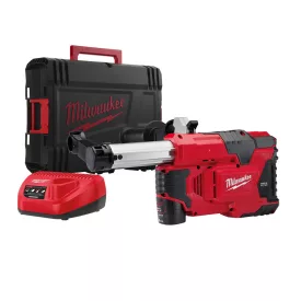   Milwaukee M12 DE-201X akkus univerzális porelszívó fúrókalapácsokhoz 12V 1x2,0Ah
