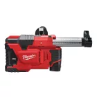 Milwaukee M12 DE-201X akkus univerzális porelszívó fúrókalapácsokhoz 12V 1x2,0Ah