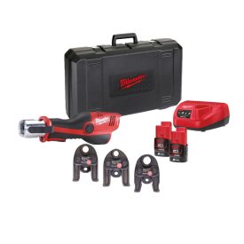   Milwaukee M12 HPT-202C TH-KIT akkus hidraulikus prés szett 12V 2x2,0Ah