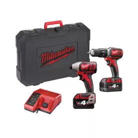 Milwaukee M18 BPP2C-402C akkus gépszett 18V 2x4,0Ah