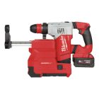 Milwaukee akkus SDS-Plus fúró-vésőkalapács porelszívóval M18 CHPXDE-502C 18V 2x5,0Ah