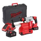 Milwaukee akkus SDS-Plus fúró-vésőkalapács porelszívóval M18 CHPXDE-502C 18V 2x5,0Ah