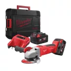 Milwaukee HD28 AG-115-502X akkus sarokcsiszoló 28V 2x5,0Ah, 115mm