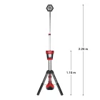Milwaukee M18 SAL-0 akkus LED állványos térmegvilágító lámpa 18V alapgép